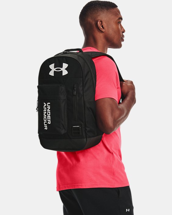 Unisex UA Halftime Backpack, Black, pdpMainDesktop image number 4